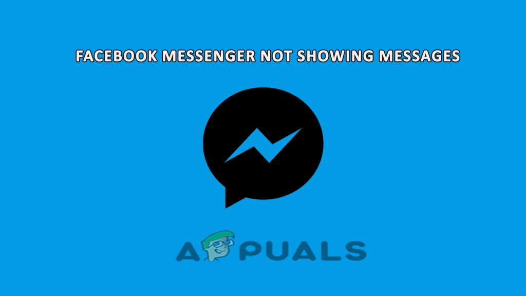 Facebook Messenger не показывает сообщения