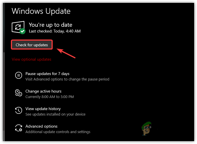 Updating Windows OS