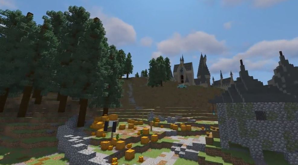 מאוורר Minecraft של טירת הוגוורטס