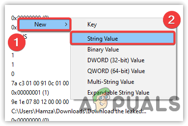 Making a String Entry