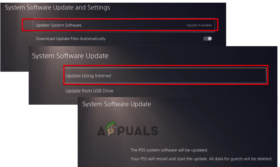 Update the Console System Software