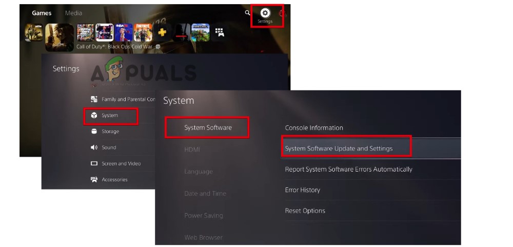 Update the PS5 System Software