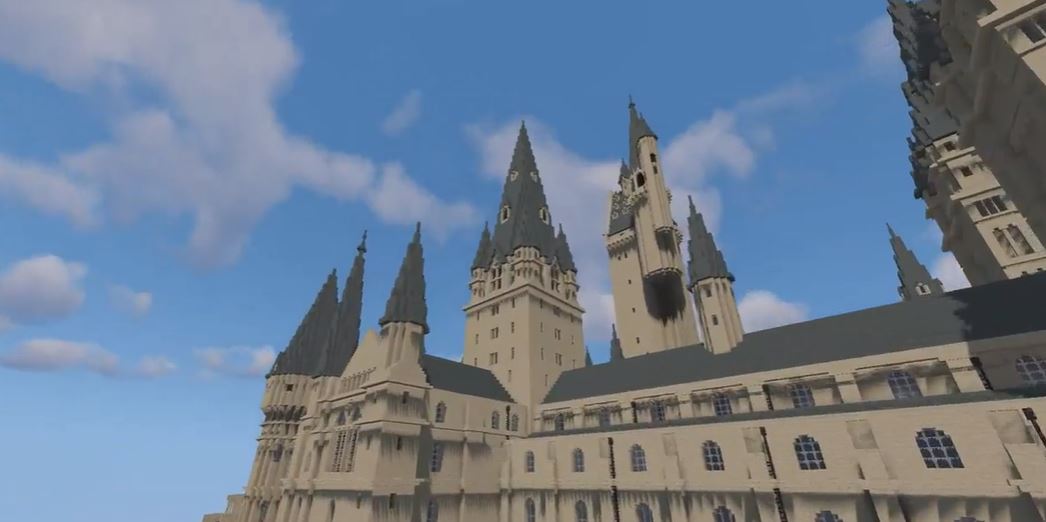 Lâu đài Hogwarts Minecraft