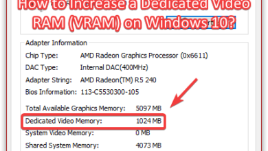 How to Increase a Dedicated Video RAM (VRAM) on Windows 10?