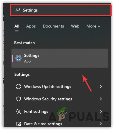 Opening System Settings