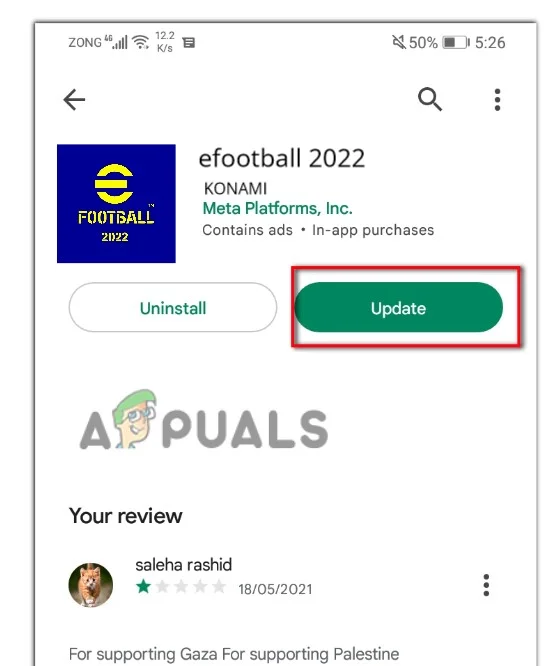 Update eFootball 2022 Mobile