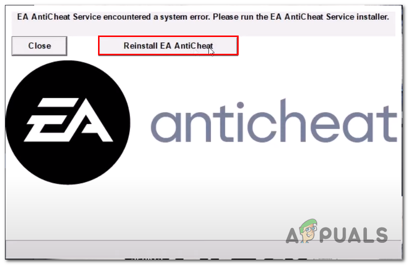 Uninstalling and reinstalling the EA AntiCheat