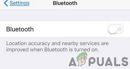 Disable Bluetooth of iPhone