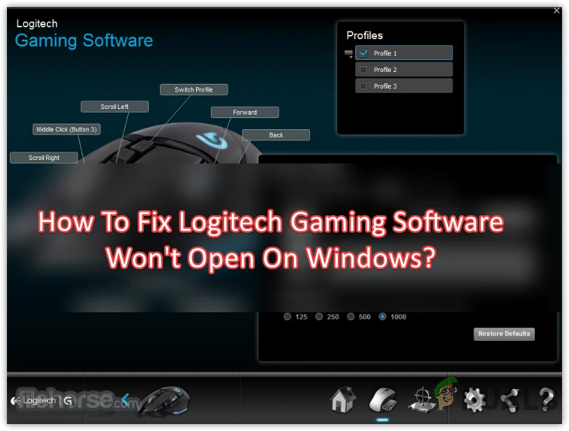 Aan het liegen priester zoon How To Fix Logitech Gaming Software Won't Open On Windows? - Appuals.com