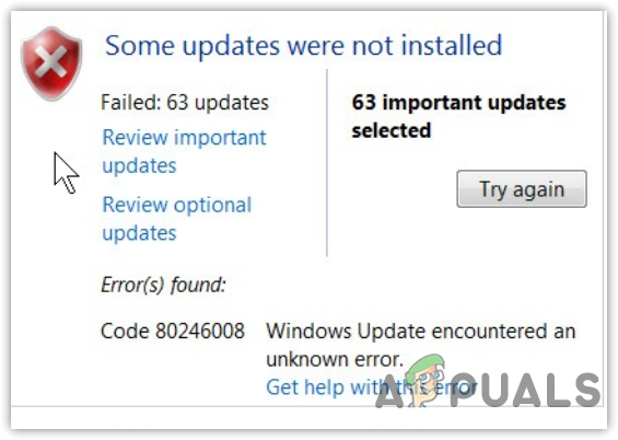 How to Fix Windows Update Error 80246008 on Windows?