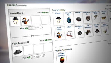 Trading items in ROBLOX