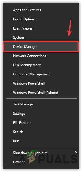 Launching Device Manager