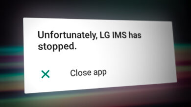 Unfortunately, LG IMS has stopped. Error