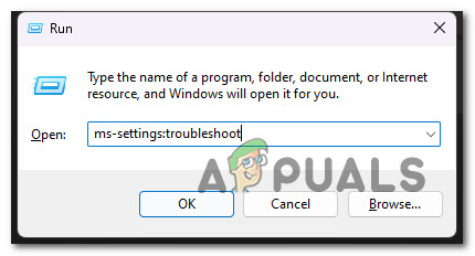 Accessing the Troubleshoot tab