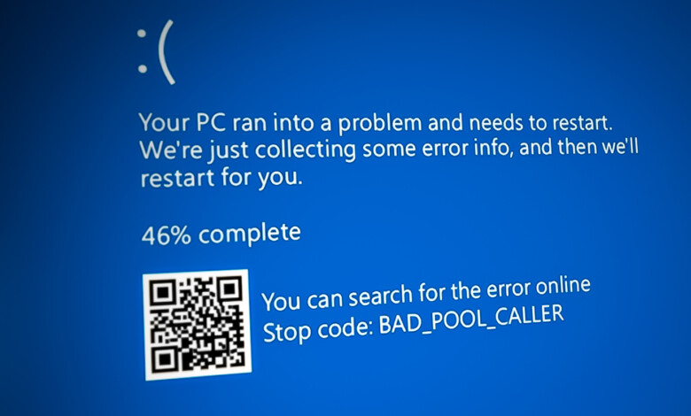 Blue Screen of Death (BSOD) Error Bad_pool_caller