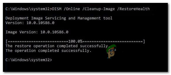 Deploying a DISM scan