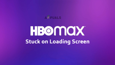 HBO Max stuck on loading screen