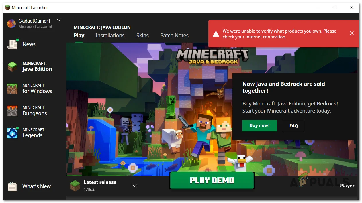 Minecraft.net doesn't work and I just want to change my Mojang account for  a Microsoft account! [Launcher] : r/MinecraftHelp