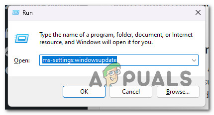Access the Windows Updates screen