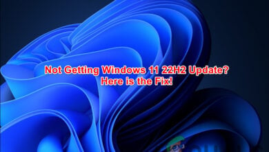 Windows 11 22H2 error