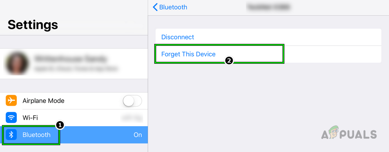Forget This Device for the Keyboard in the iPad's Bluetooth Settings
