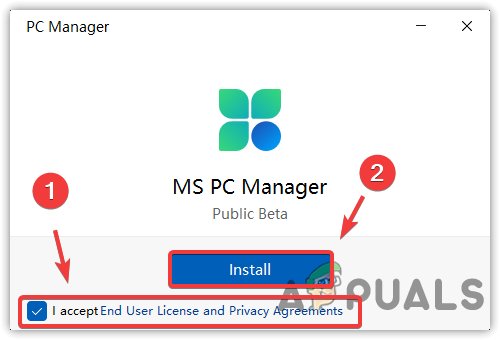 Installing Microsoft PC Manager From The Offline Installer
