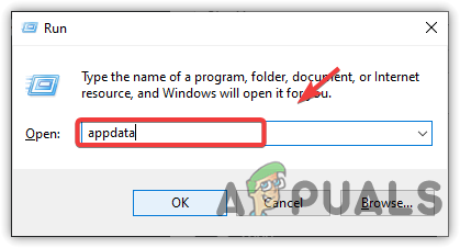 Opening Appdata folder