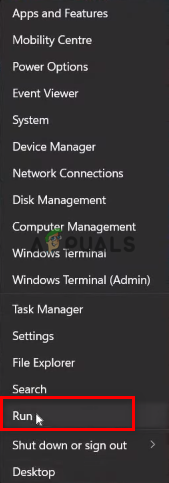 Abrir el comando Ejecutar en Windows 11