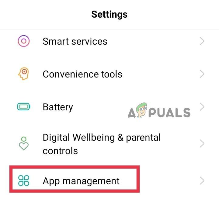 Opening the Apps Settings in your android