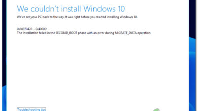 Windows Upgrade 8007042B - 0x4001E error