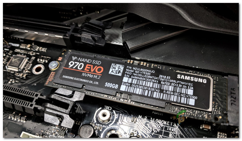 Install the game away from the NVMe drive
