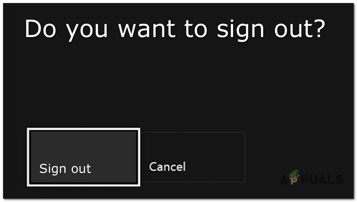 Sign Out of your Account