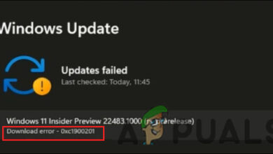 Windows Update Error 0xc1900201