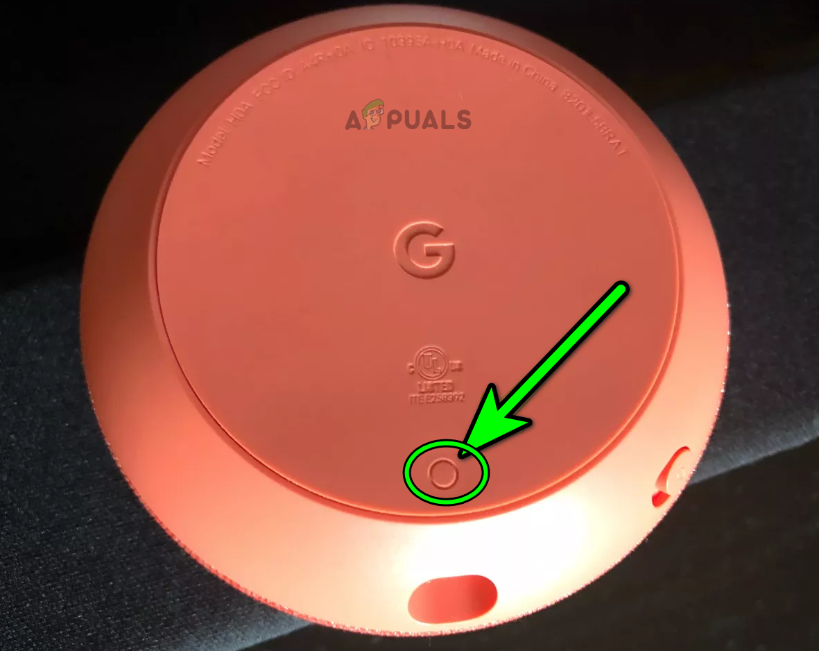 Reset the Google Home Mini to the Factory Defaults