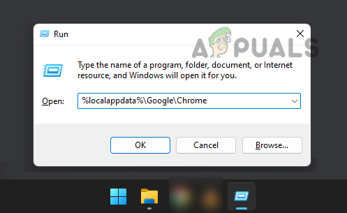 Open the Chrome Installation Directory Through the Run Command Box