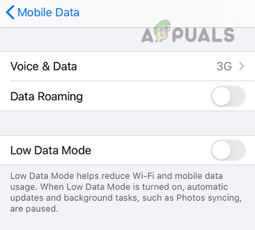 Open Voice & Data in the iPhone's Mobile Data OptionsOpen Voice & Data in the iPhone's Mobile Data Options