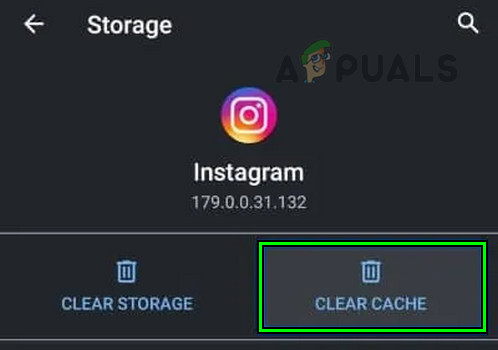 Limpar cache do aplicativo Instagram