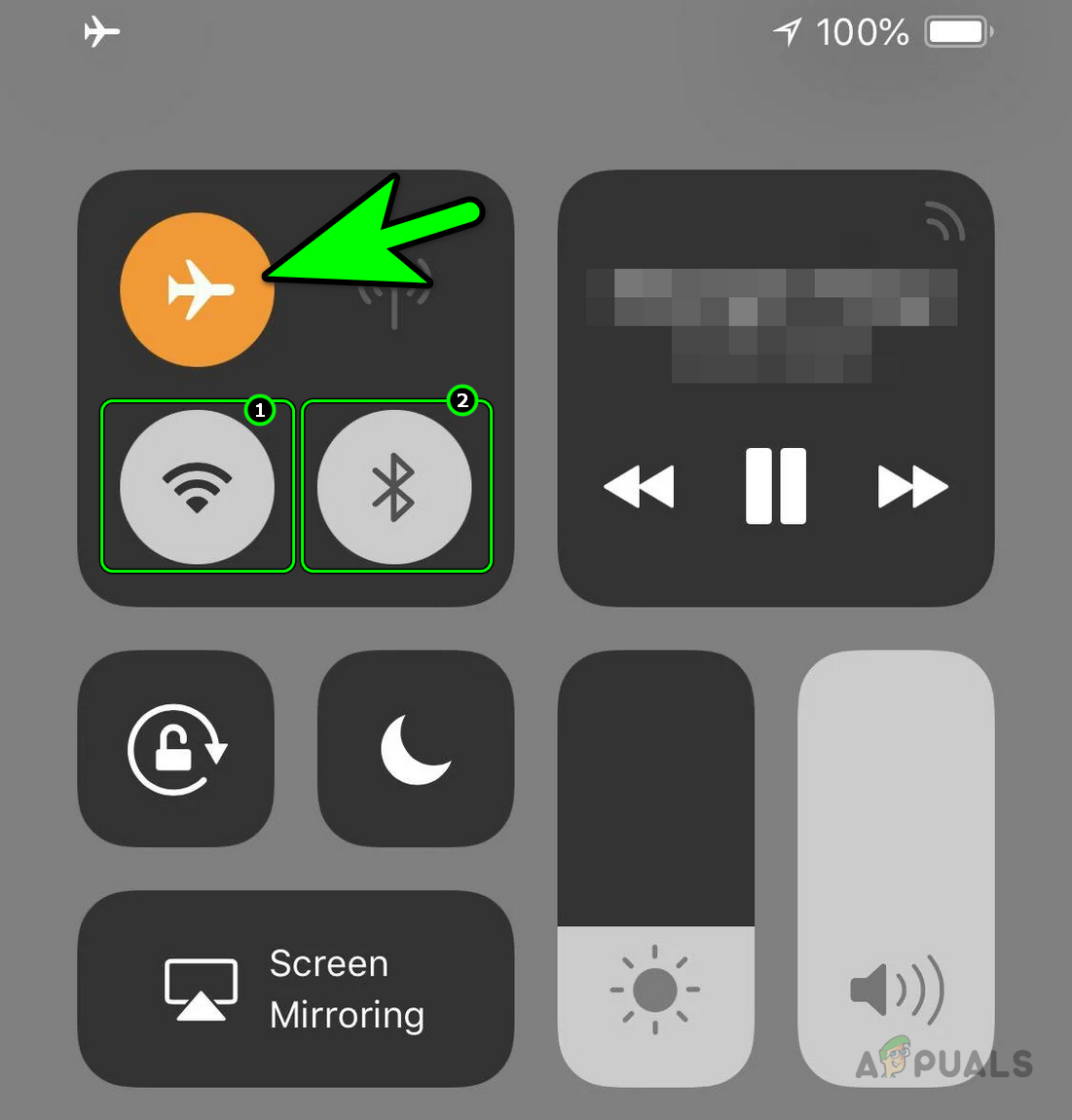 Enable Wi-Fi and Bluetooth on the iPhone While Keeping the Airplane Mode Enabled