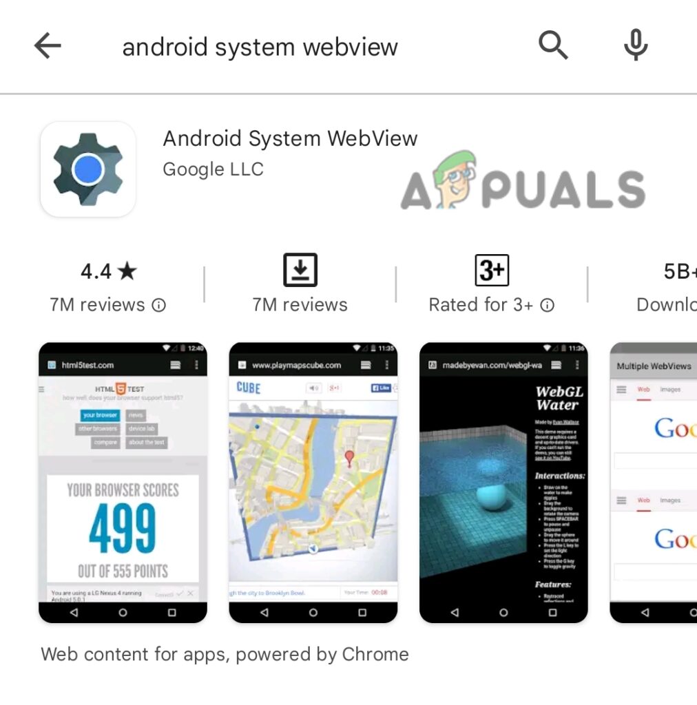 Android System Webview 