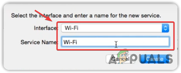 Creating a new WIFI service