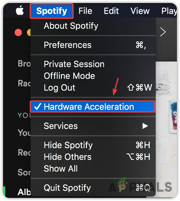 Disabling Spotify Hardware Acceleration on Mac