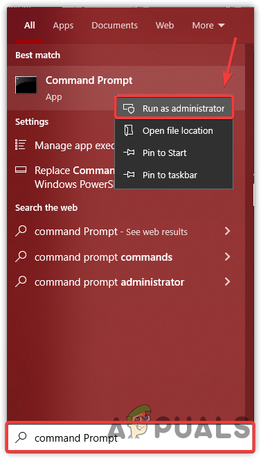 Launching command prompt with administrator rights