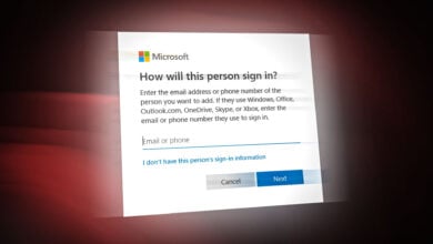 Microsoft Account Log In Window Crashing