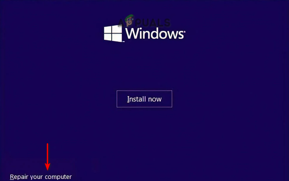 Repairing Computer on Windows Startup