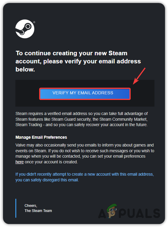 steam verifying you login information fail