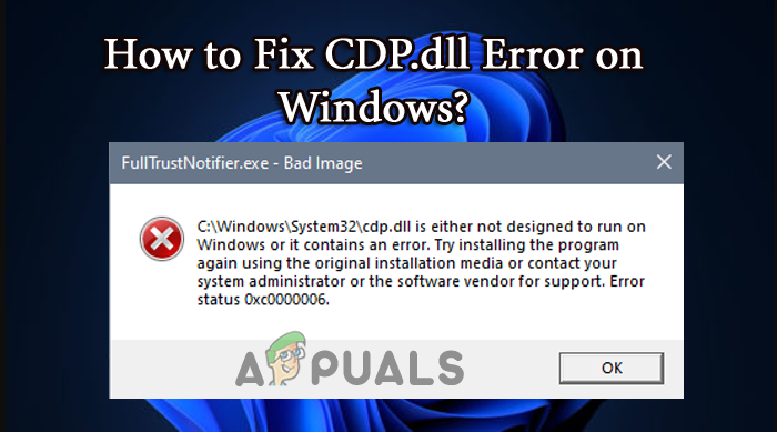  CDP.dll Error on Windows