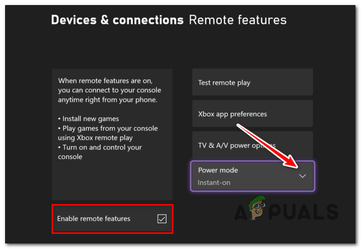 Enable Remote Features