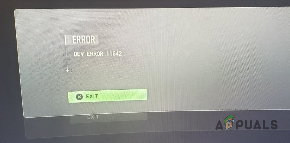 Call of Duty Modern Warfare 2 DEV Error 11642