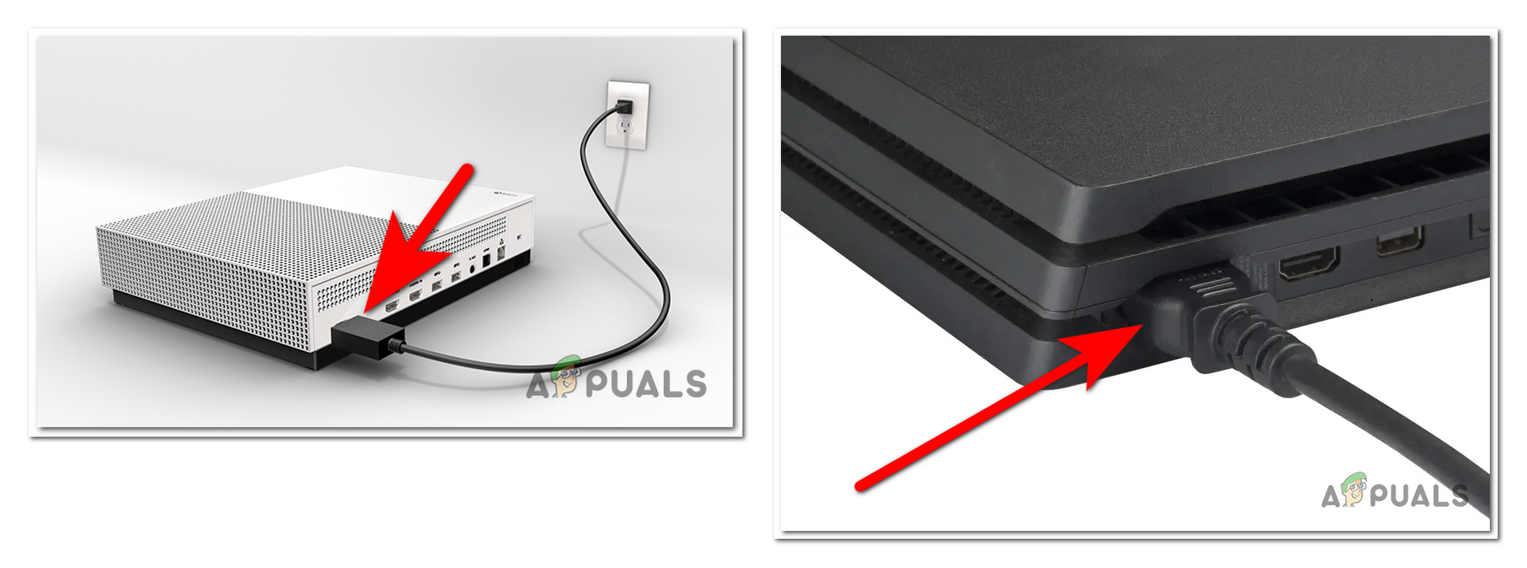 Unplugging the power cord and LAN from console