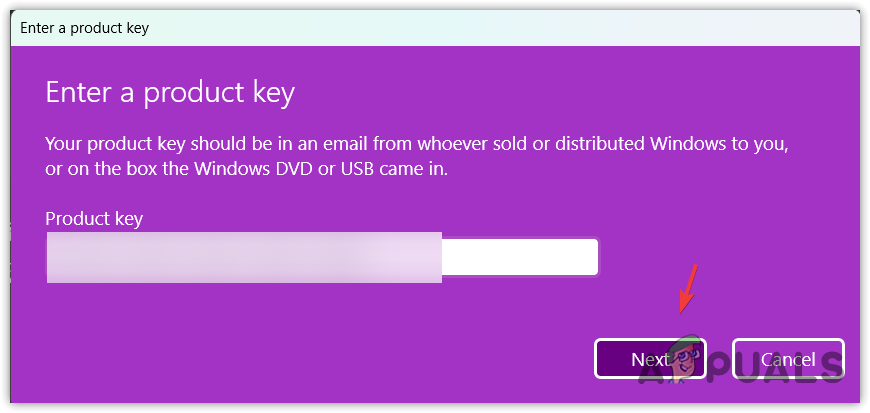 Activating Windows with a preinstalled product key